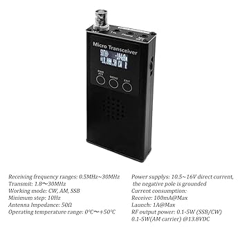 Amazon.com: 0.5~30 uSDX Handheld Portable Transceivers CW AM